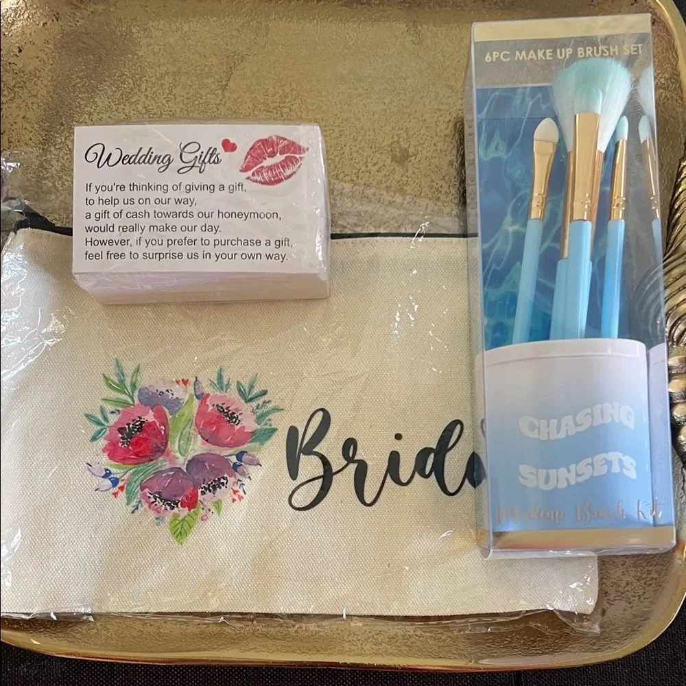 #1184**Makeup Brush Set - Blue